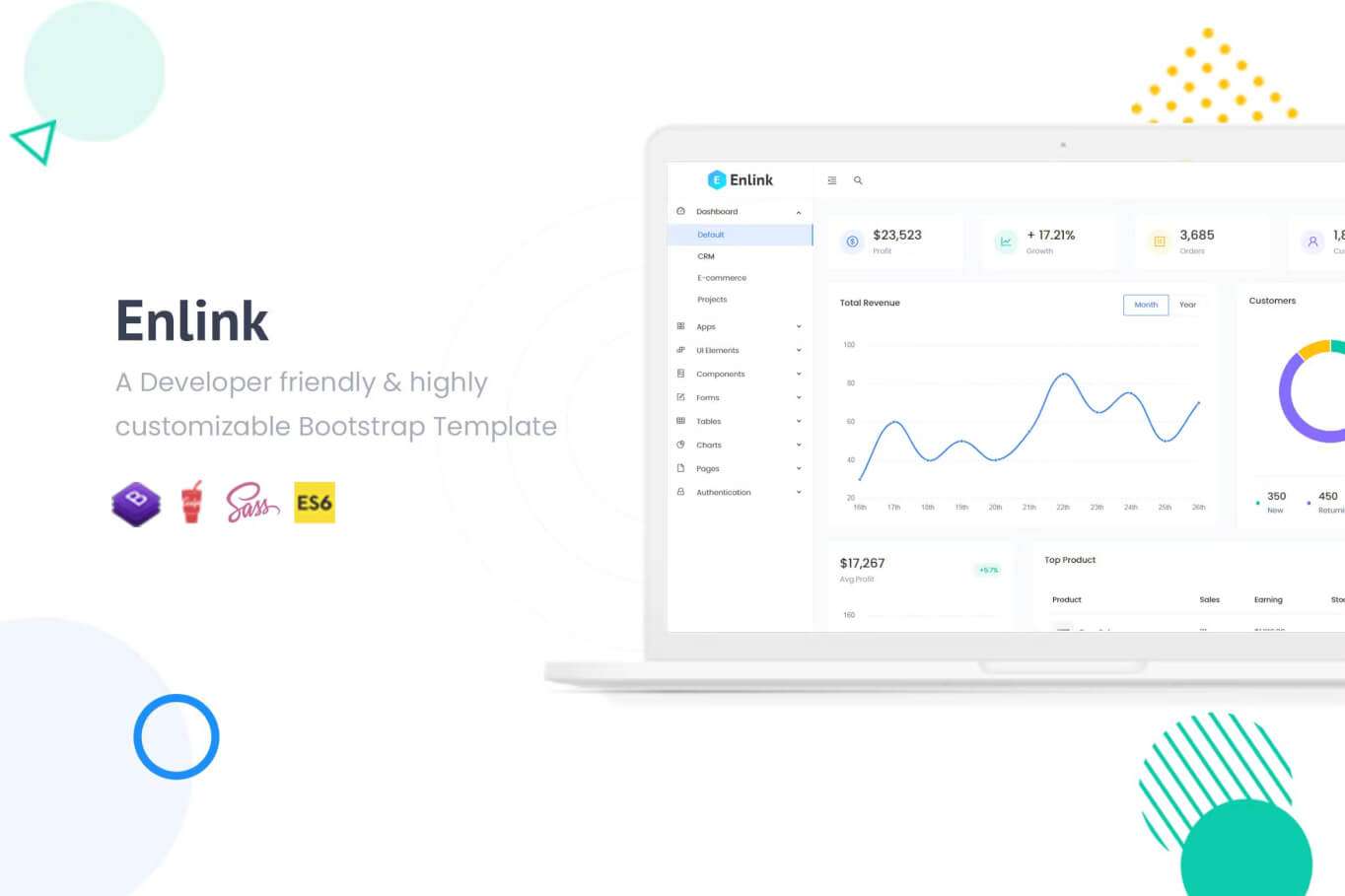 Enlink-后台管理模板