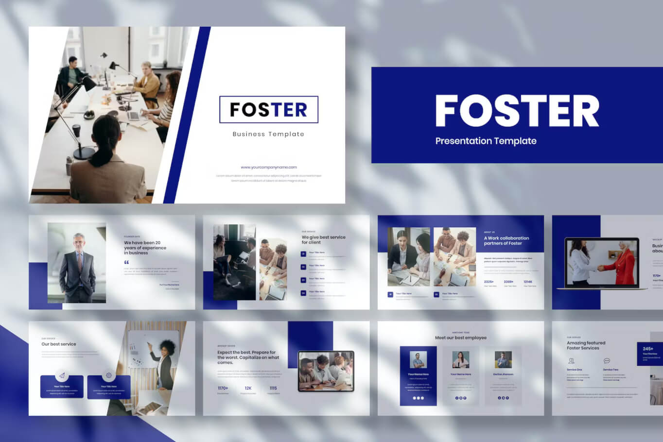 Foster - 商业演示主题演讲 Keynote模板