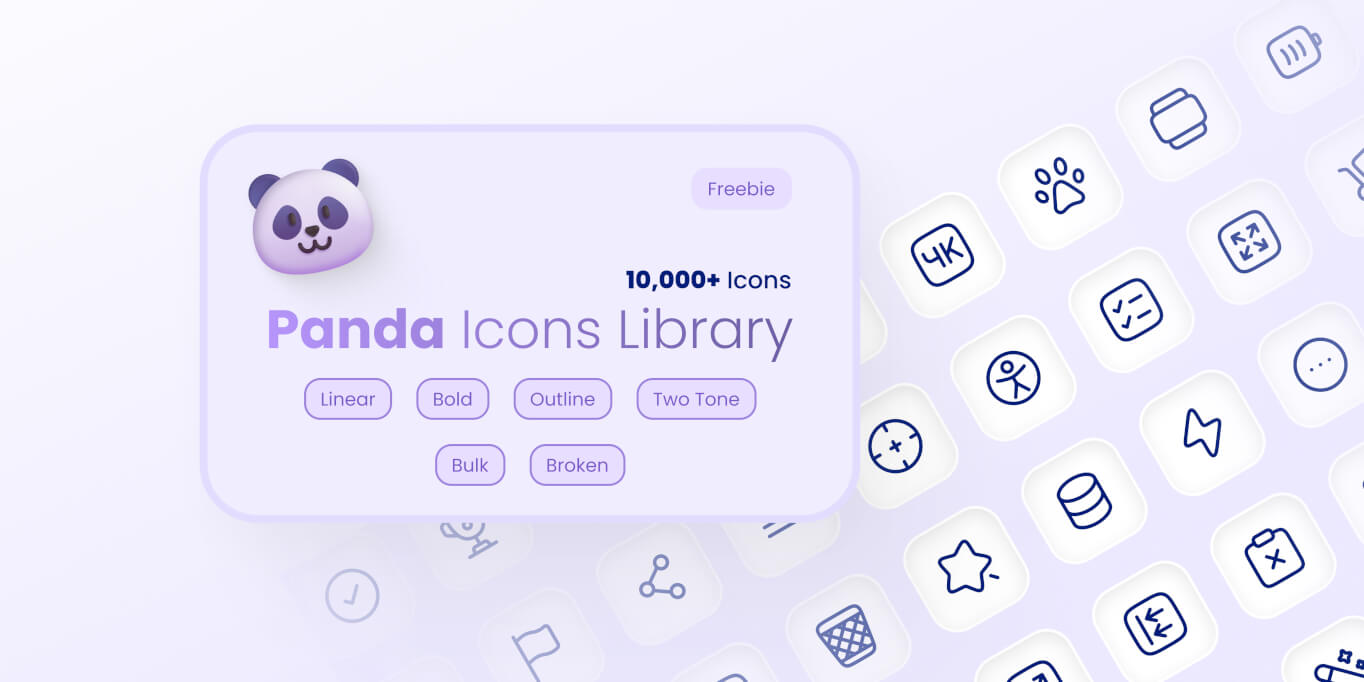 Panda：10，000 + Icons Figma UI图标