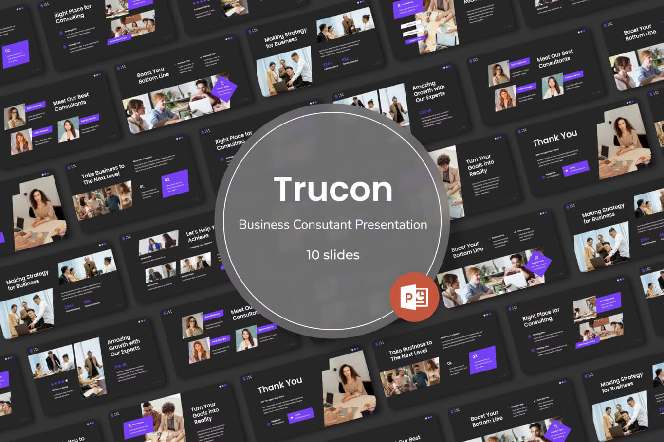 Trucon - 商业顾问 Powerpoint 演示文稿